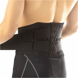 BESTIT Dual Adjustable Strap Lumbar Waist Support Belt Sweat Belt Strong Support Lower Back Brace High Quality Support Corset Spine Support Belt Sciatica Relief