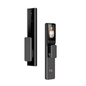 Fully Automatic Smart Door Lock 3D Face Unlock Fingerprint Lock Intelligent Lock For Face Recognition Face Recognition Lock Automatic Door Lock Main Door Unlocking With Camera Household Electric Smart Door Lock App Remote Unlock