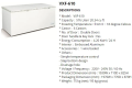 VALENTI 102L / 198L / 302L / 490L / 576L WHITE CHEST FREEZER [ VXF-110 | VXF-210 | VXF-310 | VXF-510 | VXF-610 ]. 