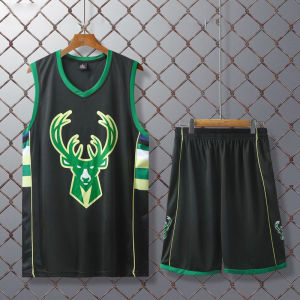 Áo bóng rổ Milwaukee Bucks - Mùa giải mới nhất - Bộ quần áo bóng rổ thi đấu