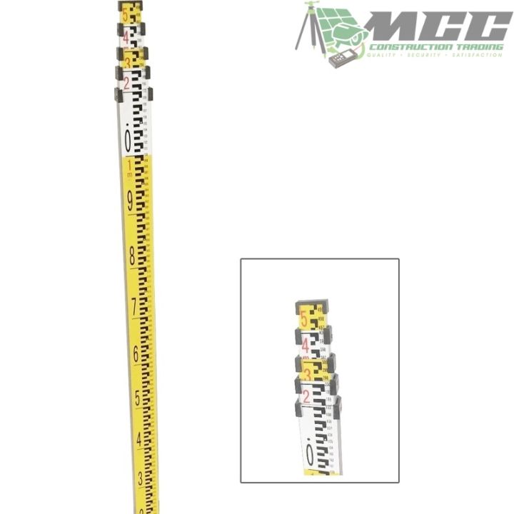 5 meters Measuring Staff / Stadia Rod (for Autolevel, Theodolite, Total ...