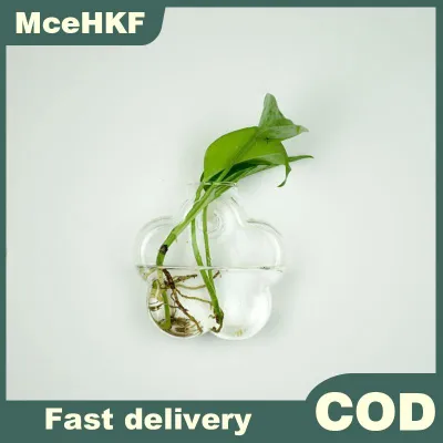 MceHKF ร้อน!แขวนแจกันแก้ว Terrarium แจกันสำหรับสวนไฮโดรโปนิกส์