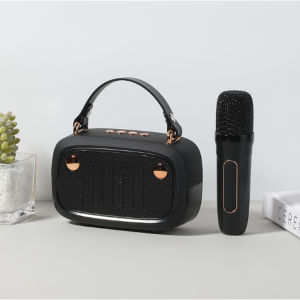 Bluetooth Mini Speaker Wireless Karaoke Set Portable Mic Microphone BS32D KK01 Stereo MP3 USB Micro SD