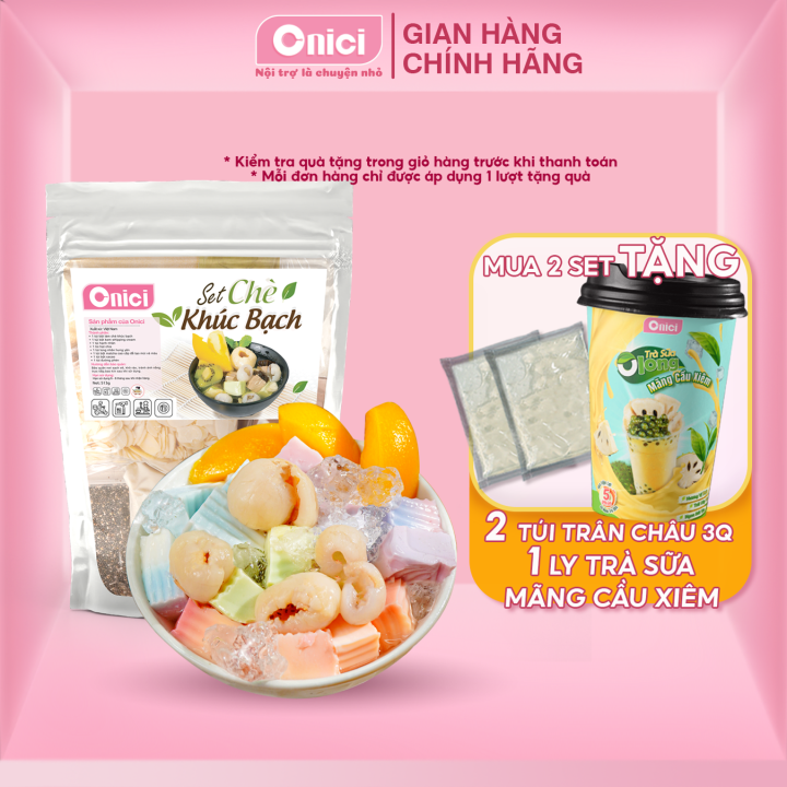 SET CHÈ KHÚC BẠCH NẤU 20 CHÉN Bếp Của Mẹ Onici