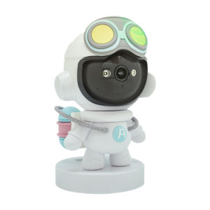 กล้องวงจรปิด WIFI คุณภาพสูง 5MP หุ่นยนต์มีแบตเตอรี่ในตัว กล้องเลี้ยงเด็ก กล้องเลี้ยงแมว พูดคุยกันได้