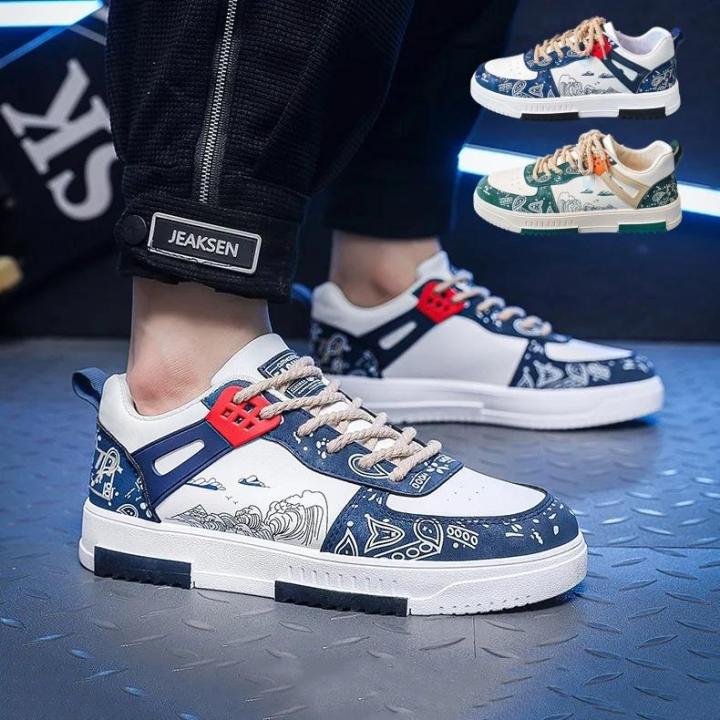 Men's Shoes Kasut Sukan Canvas Shoes Lelaki C022 Casual