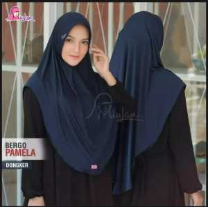 Jilbab instan Pamela Bergo kekinian Kerudung terbaru 2022 Hijab Dewasa syari
