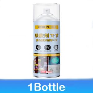 Ultra Strong Adhesive Remover Spray Magic Clean Tape Sticker Residue Glue Cleaner 300ml for Car Glass Floor Surface Labels Barcode Fast Glue Stain Removal Cleaning Agent