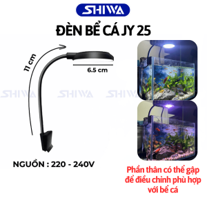 Đèn Led Trang Trí Bể Cá Thuỷ Sinh CF-02 - Đèn Led Kẹp Mini RGB 3 In 1 Lên Màu Cá Cực Đẹp.. SHIWA