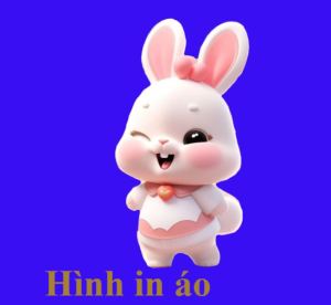 Hình ủi ép nhiệt-hình in áo THỎ CON 3D in áo trẻ em-ủi trực lên vảiáo bằng bàn ủibàn làhình in thiết kế rất đẹp-Gía khuyến mãi-OCEANCOLOR.CLO-LUCK