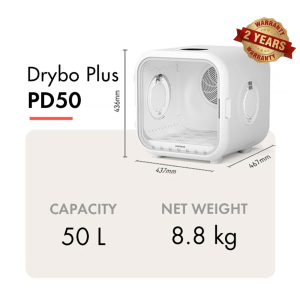 【SG Stock】HOMERUNPET Drybo Plus PD50 & PD60 Pro l Quiet & Safe Smart Pet Dryer Box with Temperature Control for Cats & Small Dogs l 2 Years Warranty
