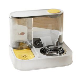 Elevated Pet Feeders With Removable Stainless Steel Bowl And Automatic Water Dispenser Cats Medium Dogs