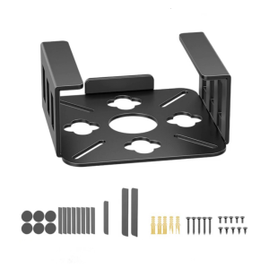 VESA Consistent Computer Tiny / Mount Mild Steel Building Strengthened Heat Dissipation Wall Under Table Installation Against Slip Plan