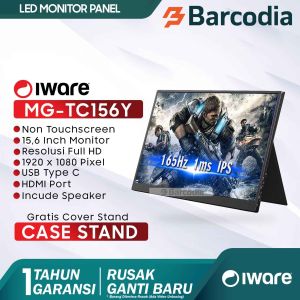 Monitor LED Portable Mobile Iware TC156T 15.6" IPS 1080p USB-C HDMI
