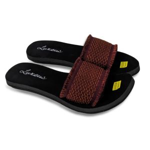 Sandal Wanita Selop Rajut Karet Cassia Non Slip
