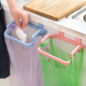 XYAX(XUNJIE) rak letak barang dapur rak serbaguna bertingkat murah rack shelf storage 1 Pcs Hangable Home Tool Punch free Multifunction Storage Rack Kitchen Accessories Garbage Bag Rack Trash Rubbish Bag Holder