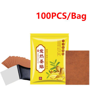 Buy 1 Get 1 Free 100Pcs Herbal Ginger Patch for Pain Relief – Promote Blood Circulation Improve Sleep Ease Neck Back Knee Discomfort