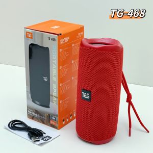 ลำโพงบลูทูธไร้สาย T&G รุ่น TG-468 ทรงกะทัดรัด เสียง ดี แบบพกพาง่าย มีแบตเตอรี่ในตัว ฟังก์ชันครบ เชื่อมต่อบลูทูธมือถือได้ทุกรุ่น ลำโพงพกพา ลำโพงบลูทูธไร้สาย เสียงดี