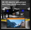 F196 Drone kamera jarak jauh fotografi udara profesional murah dual camera drone. 