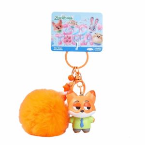 KOI WATCHES อนิเมะการ์ตูน จี้ตุ๊กตาน่ารักพวงกุญแจ จูดี้กระต่าย จูดี้นิคแฟลชที่น่ารัก จี้ห้อยกระเป๋า ใหม่ ตุ๊กตาน่ารัก จี้สัตว์เลี้ยงคู่ กระเป๋าเป้