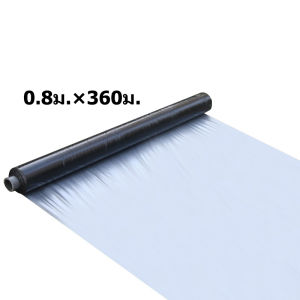 พลาสติกคลุมดิน พลาสติกคลุมแปลง พลาสติกดำเงิน กันวัชพืช ปลูกผัก เพิมความชินในดิน ทนทาน