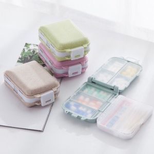 3 Tier Folding Pill Box Mini Organiser Family First Aid Medicine Box Organiser Pill Box Potion Box