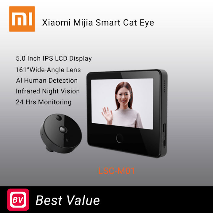 Xiaomi Mijia Smart Cat Eye Wireless Video Doorbell inch Touch