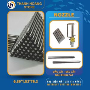 Béc cắt tia nước máy waterjet - Đầu cắt đá - Vòi phun cát - Nozzle (Dùng cho máy cắt tia nước CNC)