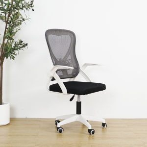 W6001 Ergonomic Office Chair With Foot Rest-White
