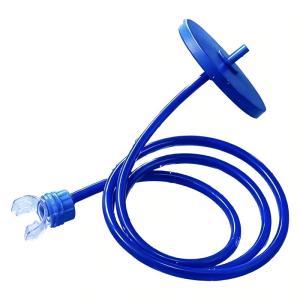 2m Full Dry Snorkel for Underwater Swimming Diving Anti-Choking Silicone Breathing Tube