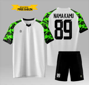 Gratis sablon setalan Jersey Futsal Dewasa /Bola /cowo cewe/setelan Badminton/custom olahraga