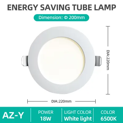BLUESKY BUY 1 TAKE 1 Round LED Downlight Ultra Thin 2.5cm LED Ceiling Light Pin Light Panel Lights 220V 3W/6W/12W/18W For Office Salon Grocery Store Warehouse Commercial Indoor Lighting