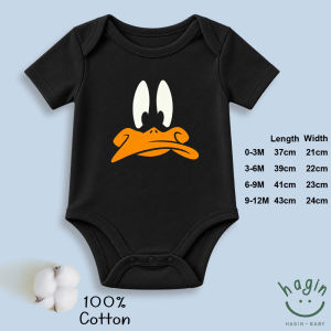 Bộ đồ liền thân cho bé với hình mặt hoạt hình dễ thương chất liệu cotton tay ngắn phù hợp cho bé trai và bé gái dùng để ghi lại những cột mốc phát triển hàng tháng của bé.