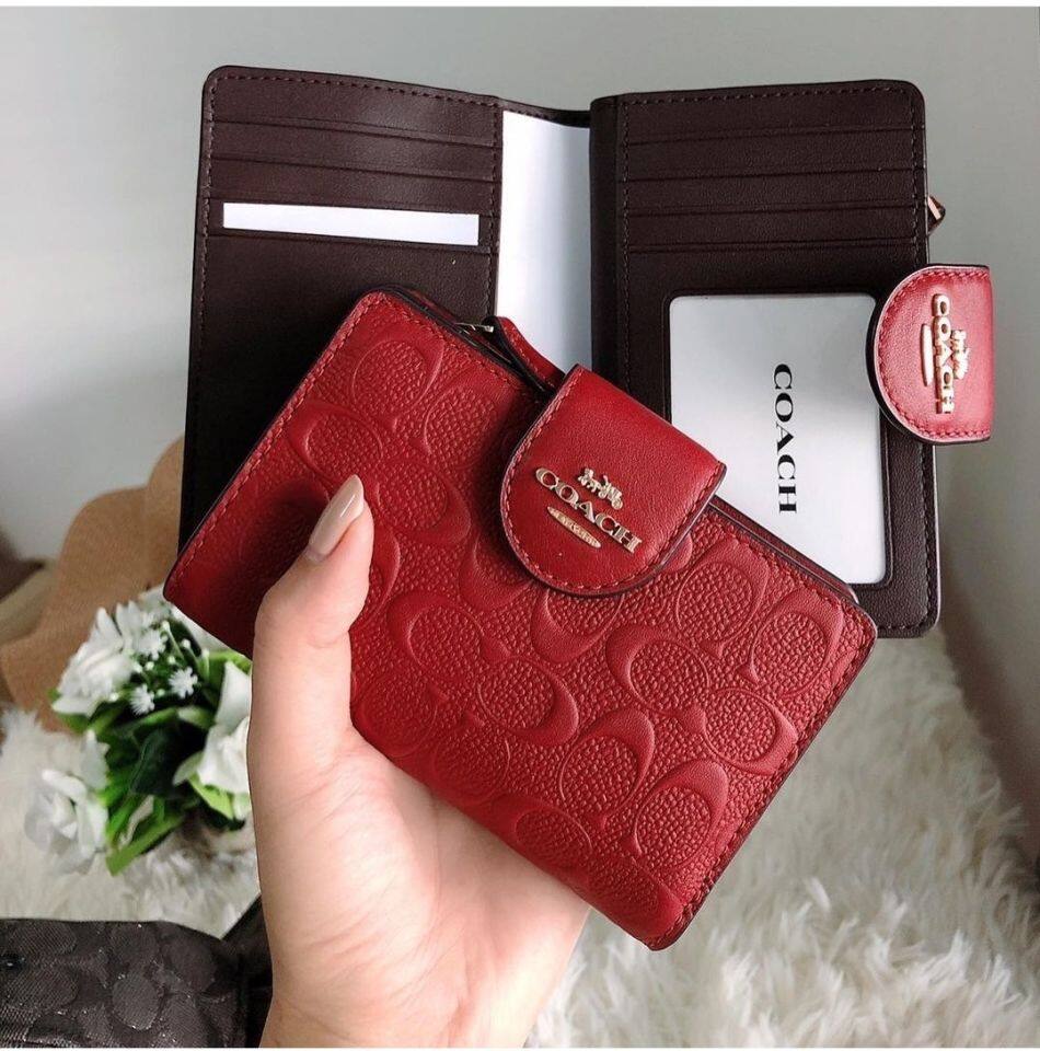 Discover the Elegance of Red Coach Wallets for Women