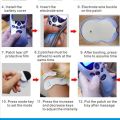 XIAOMI Digital Therapy Machine Full Body Massager Acupuncture Tens 8 Mode Electric Stimulator Acupuncture Body Massage针灸经络 按摩仪EMS按摩器按摩贴. 