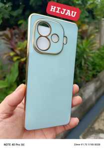IDEA CASE - Vivo Iqoo Z9 / Z9X Soft Case Plating List Gold Crom Ring Magsave Silikon Casing Handphon