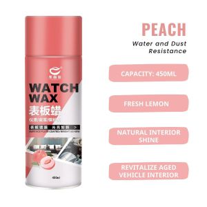 450ml Watch Wax Interior Spray Car Interior Dashboard Plastic Refurbished Agent Car Interior Cleaning Spray Dashboard Cleaner And Polisher Leather Bag Cleaner Leather Care