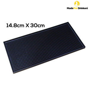 Bar Mat for Cocktail and Coffee Bar PVC Rubber Bar Service Spill Mat for Cocktail Bartender Coffee Bar or Countertop Mats Glass Drying Mat [Made For Drinkers]