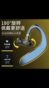 New Wireless Single Ear Bluetooth Earphone In-Ear Single Side Rotatable Long-Wear Comfortable Sports Business Super Battery Life