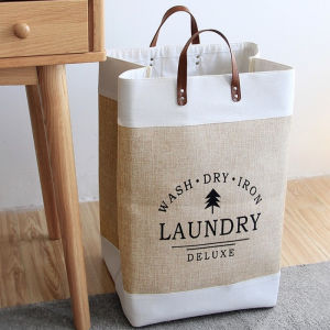 Collapsible Laundry Hamper Clothes Freestanding Laundry Basket Foldable Storage Bin Sundries Basket