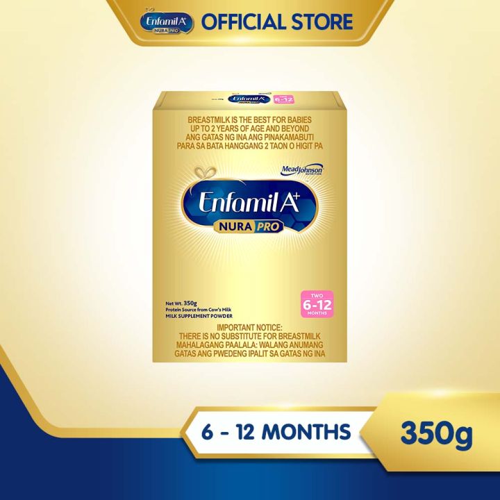 Enfamil A+ Two Nurapro 350g Infant Formula Milk Supplement Powder