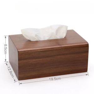 xpkQ Luxury Solid Wood Tissue Boxes Living Room Household Drawer Design Paper Storage Modern Simple Round Edges Home Decor P9M4Y