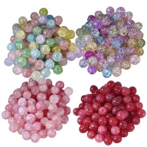 Multifunctional Pulverized Glass Craft Beads with Permanent Hydrous Push button Enduring DIY Productions