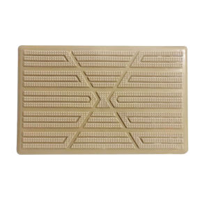 1pc PVC Car Foot Carpet Pad Heel Mat Pedal Patch Cover Mat Anti-skid Pedal Car Floor Mat Repair Pad Soft Rubber Pedal Pad