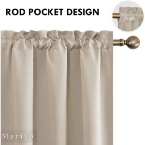 Mariya plain geana Kitchen sink Affordable Curtain 60x30 inch standard Size