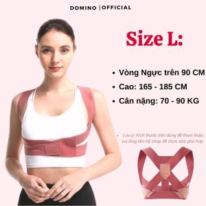 Đai Chống Gù Lưng Domino Định Hình Vòng 1 Cao Cấp Đủ Size Cho Mọi Lứa Tuổi