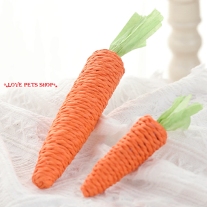 Đồ chơi củ cà rốt mài răng cho Mèo bằng giấy đặc biệt - Love Pets Shop