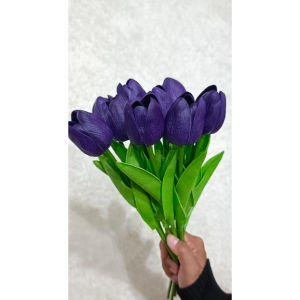 KINGEND - BUNGA TULIP Artificial Bungan Tulip Palsu Dekorasi Ruangan dan Rumah