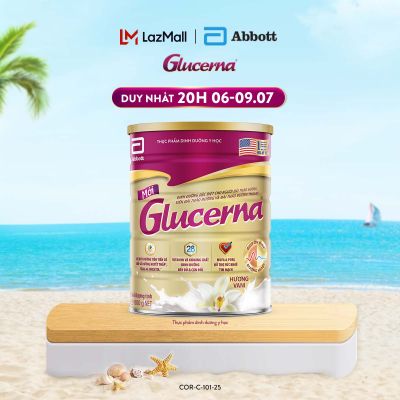 (TỪ 20H 6-9.7 GIÁ TỐT-MUA NGAY-SLCH) Sữa bột Glucerna hương vani 800g
