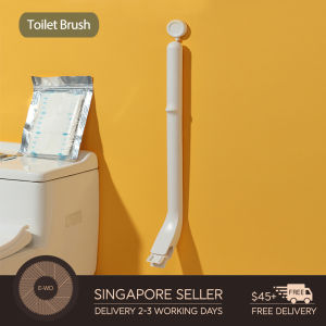 {SG Nextday Delivery}Toilet Brush Multifunctional Portable Cleaning Brush Disposable Brush Head Floor Drainage Basin Cleaning Brush